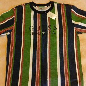 New Guess Shirt for man. Logo tee